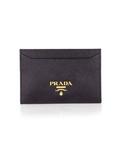 prada nylon credit card case|Prada card holder wallet.